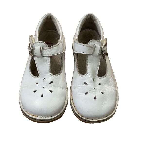 Mary Janes Other - L'Amour White Joy Classic Leather T-Strap Mary Jane Kids Size 10 751
